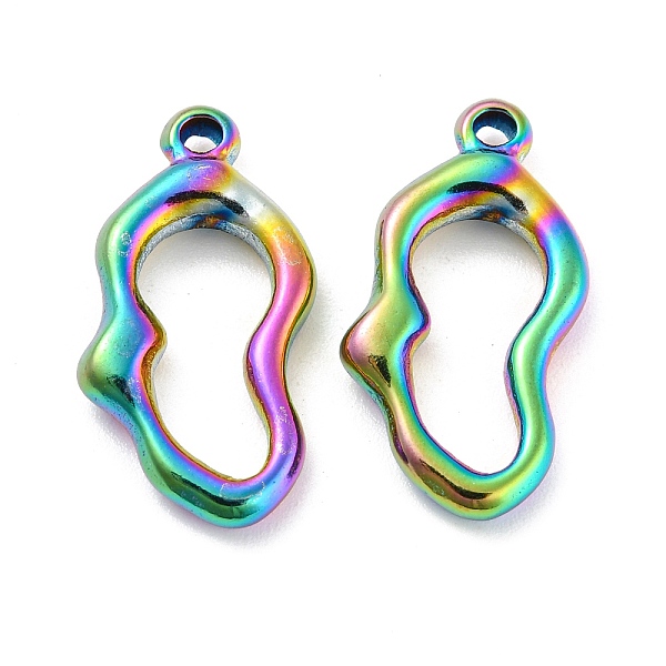 

PandaHall 304 Stainless Steel Pendants, Heart Charms, Rainbow Color, 20.5x10.5x3mm, Hole: 1.4mm 304 Stainless Steel Heart