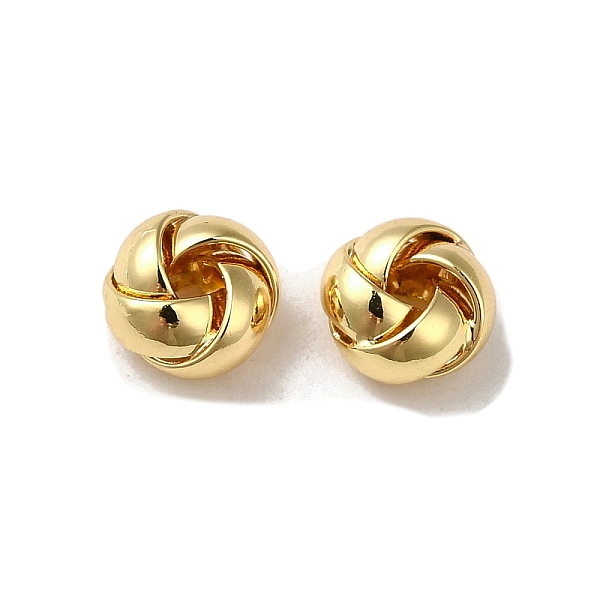 

PandaHall Brass Beads, Knot Twist, Real 18K Gold Plated, 6x3.5mm, Hole: 1.6mm Brass Twist