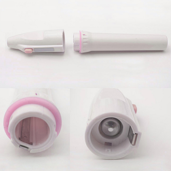 

PandaHall Mini Battery Operated Manicure Grinding Machine Set, 1 PC Polisher and 5PCS Grinding Heads, White, 16.5cm Plastic White