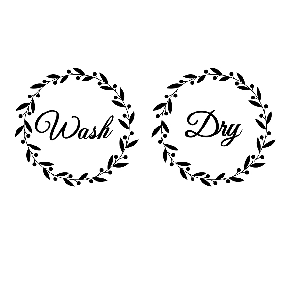 

PandaHall PVC Quotes Wall Sticker, for Stairway Home Decoration, Leaf and Word, Black, 38x38cm, 2pcs/set Plastic Leaf Black