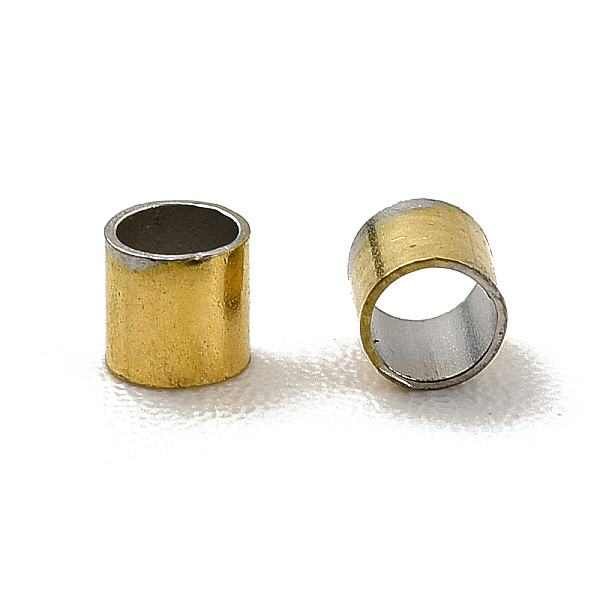 

PandaHall Ion Plating(IP) 304 Stainless Steel Beads, Column, Real 18K Gold Plated, 1.5x1.5mm, Hole: 1mm 304 Stainless Steel Column