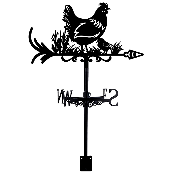 

PandaHall Orangutan Iron Wind Direction Indicator, Weathervane for Outdoor Garden Wind Measuring Tool, Other Animal, 260~265x358mm Iron...