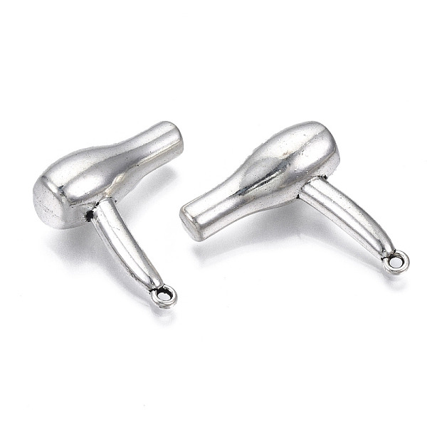 

PandaHall Tibetan Style Alloy Pendants, Cadmium Free & Lead Free, Hair Dryer, Antique Silver, 27x23.5x9.5mm, Hole: 1.6mm, about 130pcs/1000g...
