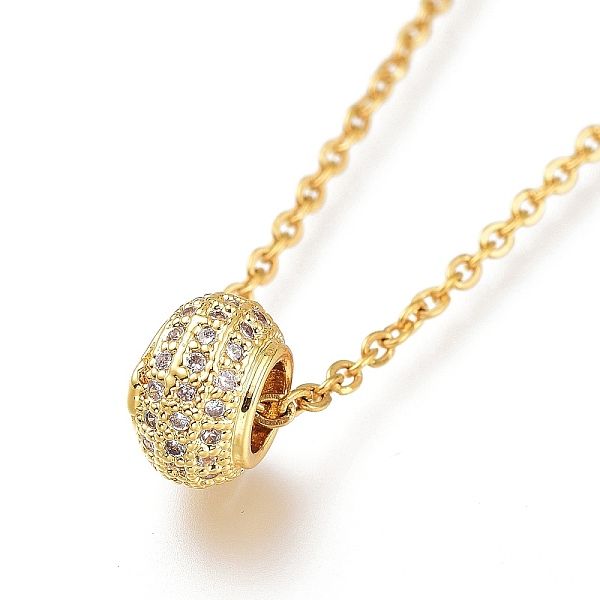 Brass Micro Pave Cl… - image