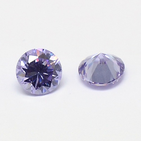 

PandaHall Cubic Zirconia Cabochons, Grade A, Faceted, Diamond, Lilac, 3x2mm Cubic Zirconia Diamond Purple