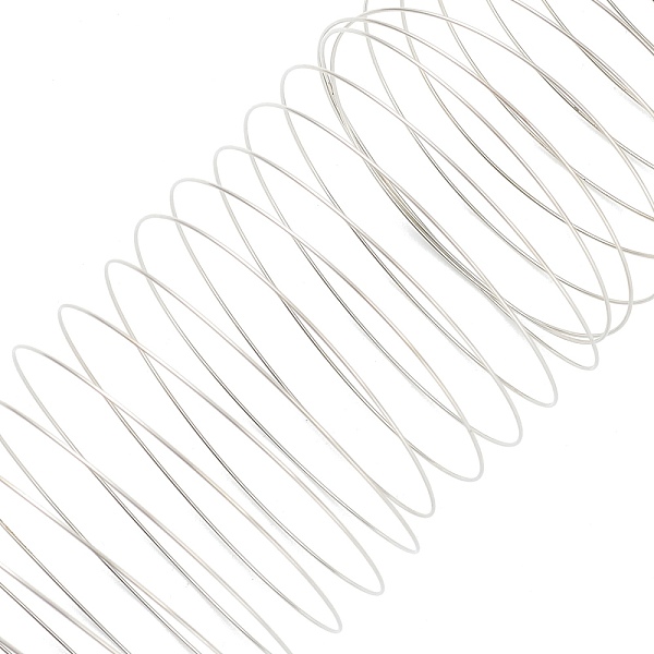 

PandaHall Steel Bracelet Memory Wire,for Bracelet Making,Cadmium Free & Nickel Free & Lead Free, Platinum, 5.5cm,Wire: 0.6mm(22 Gauge)...