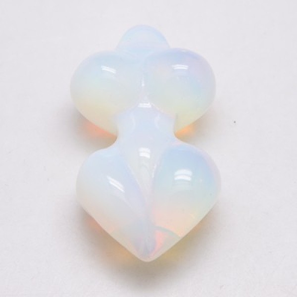 

PandaHall Opalite Pendants, Goddess, 48~52x27x16mm, Hole: 1mm Opalite Human