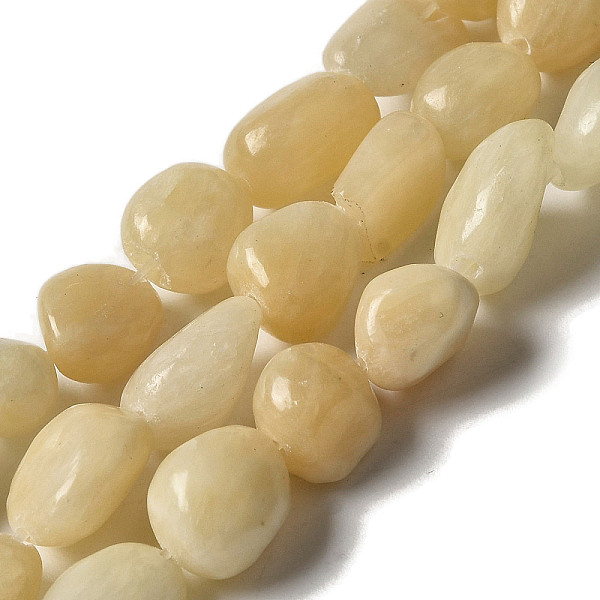 

PandaHall Natural Yellow Jade Beads Strands, Nuggets, Tumbled Stone, 7~15x6~10x5.5~8mm, Hole: 1mm, about 47~49pcs/strand, 15.55~15.94 inch...