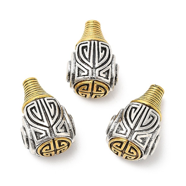 

PandaHall Rack Plating Tibetan Style Alloy 3 Hole Guru Beads, T-Drilled Beads, Gourd, Cadmium Free & Lead Free, Antique Silver & Antique...
