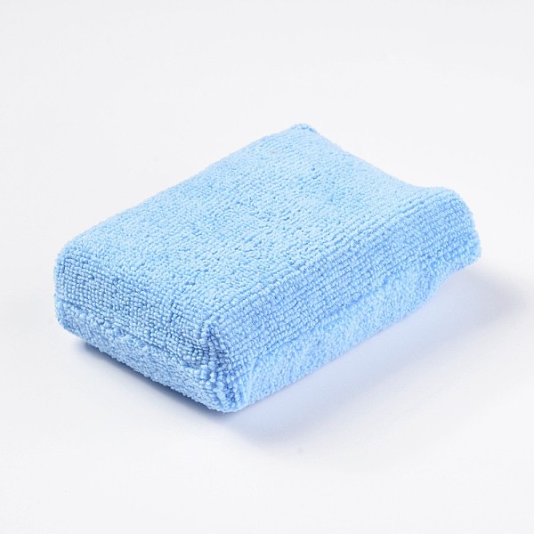 

PandaHall Cleaning Cloths Kitchen, Houeshold Dish, Car Wash Towel, Absorbent Rags, Rectangle, Light Sky Blue, 12x8x4cm Fibre Blue