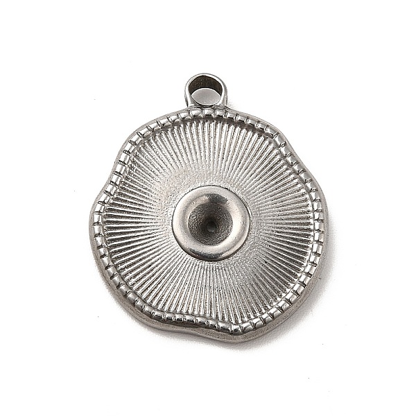 

PandaHall 304 Stainless Steel Pendant Rhinestone Settings, Nuggets, Stainless Steel Color, Fit for 0.7mm Rhinestone, 23x20x3mm, Hole: 2.2mm...