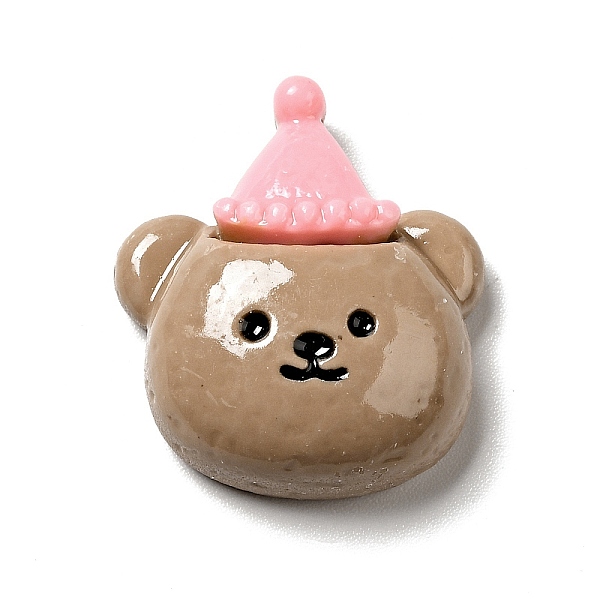 

PandaHall Lovely Opaque Resin Cabochons, Camel, Bear, 24x21x8mm Resin Bear Brown
