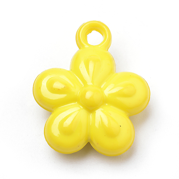 

PandaHall Opaque Acrylic Pendants, Flower, Mixed Color, 20x16x7mm, Hole: 3mm, about 625pcs/500g Acrylic Flower Multicolor