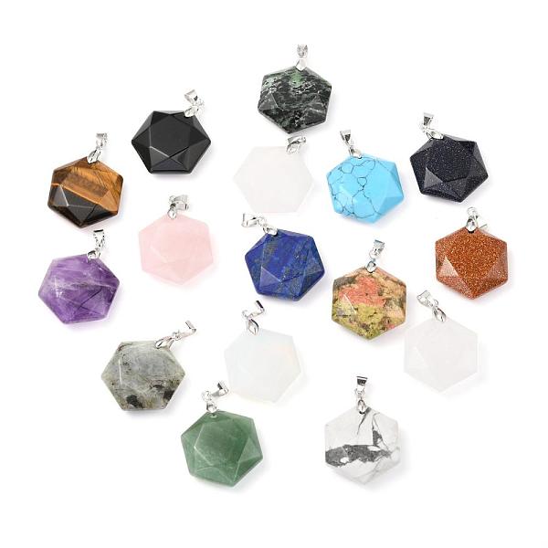 Faceted Gemstone Pendants