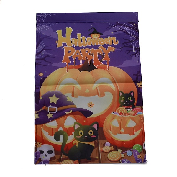 

PandaHall Garden Flag for Halloween, Double Sided Polyester House Flags, for Home Garden Yard Office Decorations, Pumpkin Jack-o-Lantern...