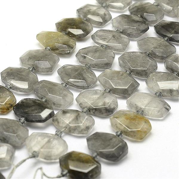 Chapelets De Perle En Quartz Nuageux Naturel