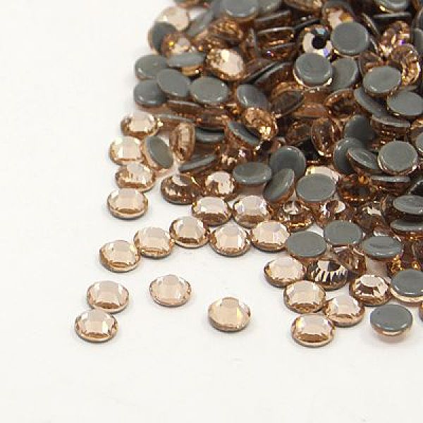 

PandaHall Glass Hotfix Rhinestone, Grade AA, Flat Back & Faceted, Half Round, Light Peach, SS6, 1.9~2.0mm, about 1440pcs/bag Glass..., Pink