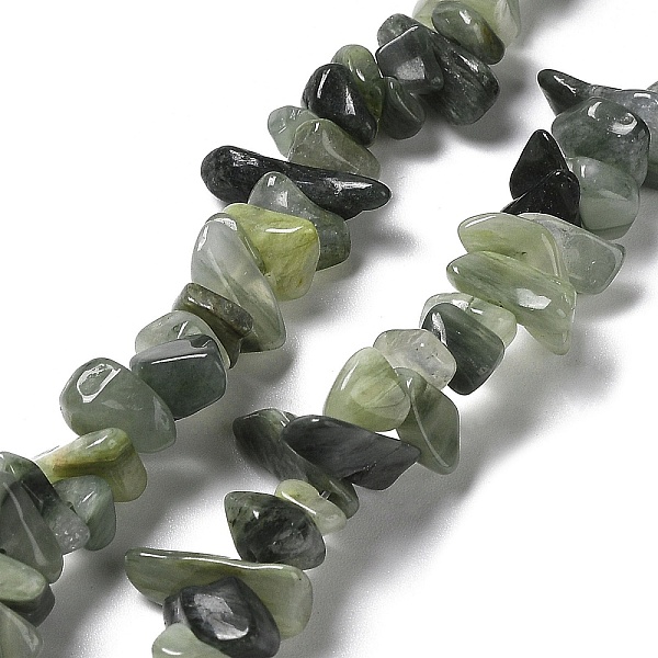 Natural Green Rutilated Quartz Beads Strands