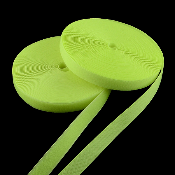 

PandaHall Adhesive Hook and Loop Tapes, Magic Taps with 50% Nylon and 50% Polyester, Green Yellow, 25mm Nylon