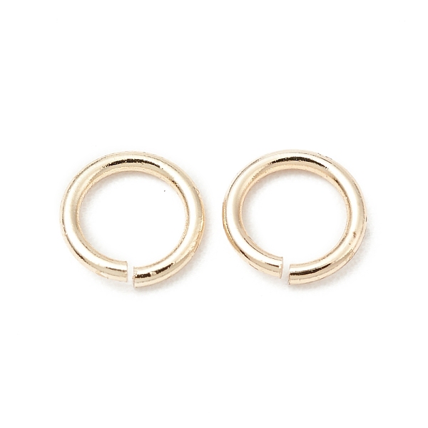 

PandaHall Brass Jump Rings, Open Jump Rings, Long-Lasting Plated, Cadmium Free & Lead Free, Round Ring, Real 14K Gold Plated, 5x0.7mm, 21...