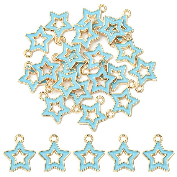Alloy Enamel Pendants