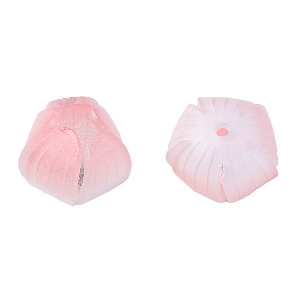 

PandaHall Plastic Beads, Flower, Light Coral, 13x13x12mm, Hole: 1.2mm Plastic Flower