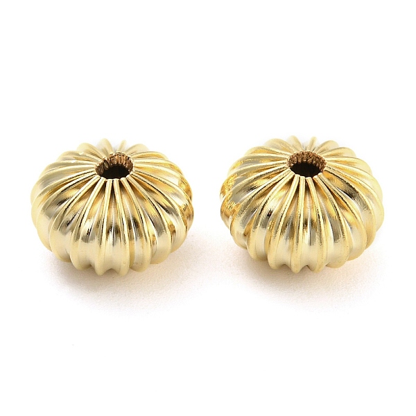 

PandaHall Brass Beads, Cadmium Free & Lead Free, Rondelle, Real 24K Gold Plated, 12x8mm, Hole: 2.3mm Brass Rondelle