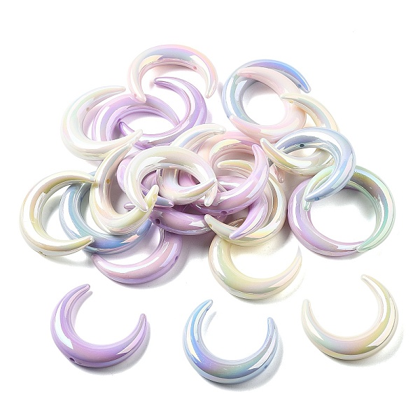 UV Plating Opauqe Acrylic Beads
