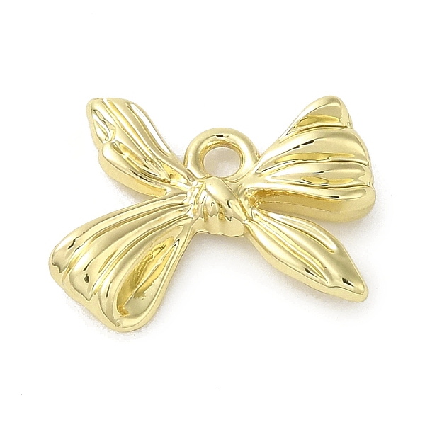 

PandaHall Rack Plating Alloy Pendants, Cadmium Free & Nickel Free & Lead Free, Bowknot, Golden, 13x15.5x3mm, Hole: 1.8mm Alloy Bowknot