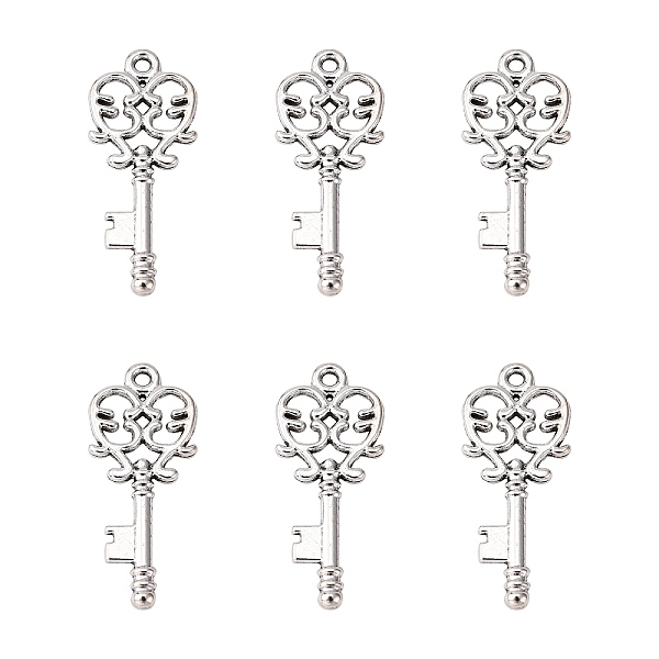 

PandaHall Tibetan Style Alloy Pendants, Skeleton Key Alloy Pendants, Lead Free, Nickel Free and cadmium free, Antique Silver, 33x14x2mm...