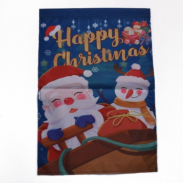 

PandaHall Garden Flag for Christmas, Double Sided Polyester House Flags, for Home Garden Yard Office Decorations, Father Christmas with...
