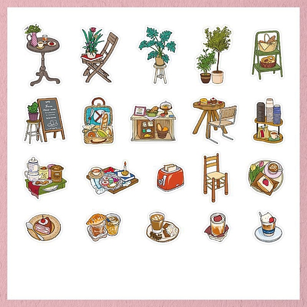 40Pcs 20 Styles Pap… - image