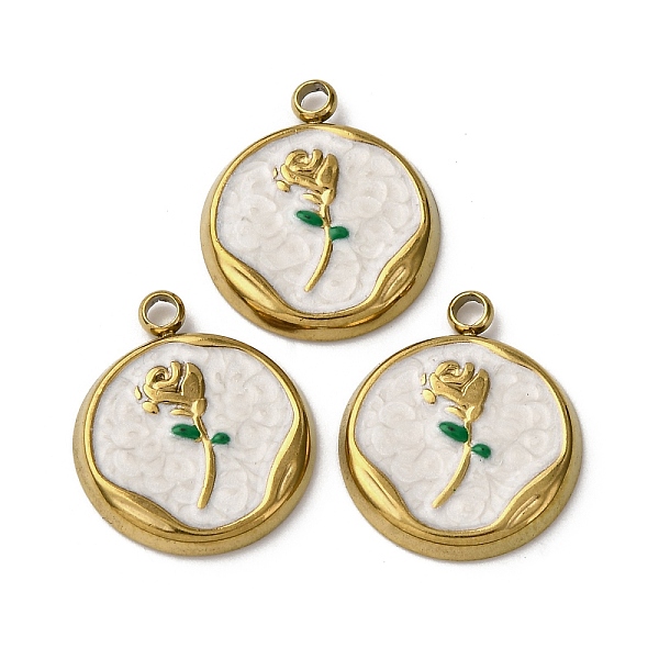 304 Stainless Steel Enamel Pendants