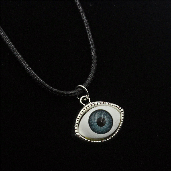 

PandaHall Alloy Eye Pendant Necklaces Alloy Evil Eye