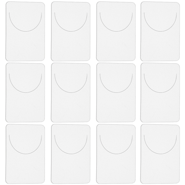 40Pcs PP Plastic Blank Bookmarks