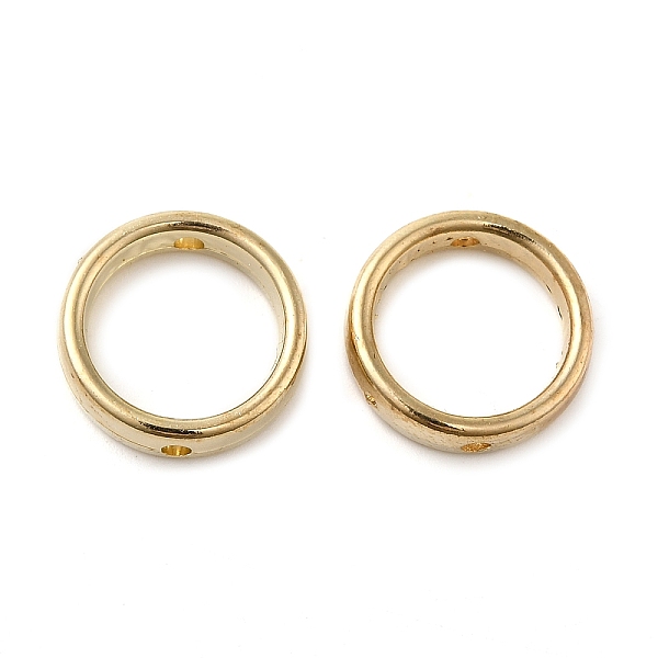 

PandaHall CCB Plastic Beads Frames, Golden, 15x3.5mm, Hole: 1.6mm Plastic Round
