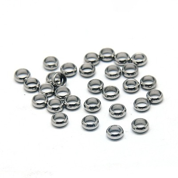 

PandaHall Stainless Steel Color, 5x2mm 304 Stainless Steel Ring