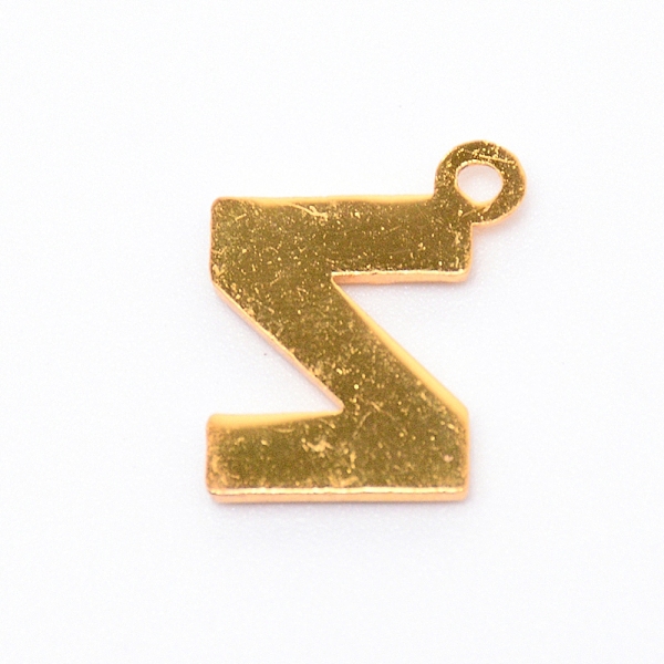 

PandaHall Alloy Crystal Rhinestone Pendants, Golden, Letter, Letter.Z, 17x14x2mm, Hole: 1.6mm Alloy+Rhinestone Letter Z Clear