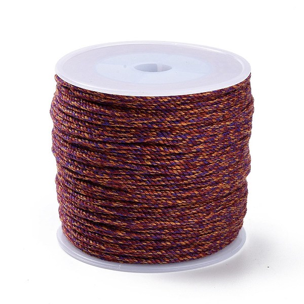 

PandaHall Macrame Cotton Cord, Braided Rope, with Plastic Reel, for Wall Hanging, Crafts, Gift Wrapping, Purple, 1.2mm, about 54.68 Yards...