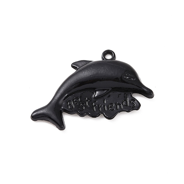 

PandaHall Alloy Pendants, Electrophoresis Black, Dolphin, 23x33x4mm, Hole: 1.5mm Alloy Dolphin
