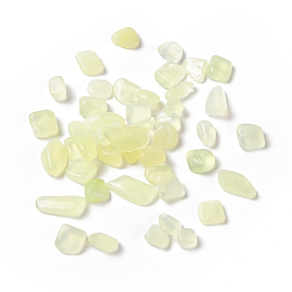

PandaHall Natural New Jade Beads, No Hole/Undrilled, Nuggets, 9.5~18.5x7.5~9x2.5~5.5mm, about 790pcs/500g New Jade Nuggets