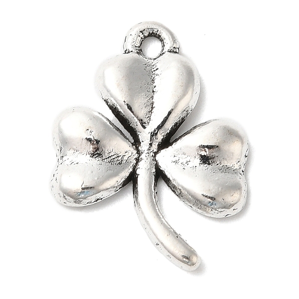 

PandaHall Tibetan Style Alloy Pendants, Cadmium Free & Nickel Free & Lead Free, Ireland Shamrock , Antique Silver, 19x14x2mm, Hole: 2mm...