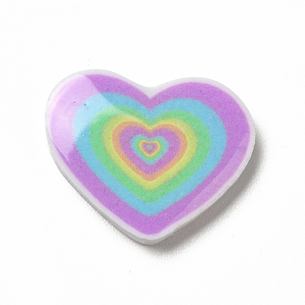 

PandaHall Opaque Acrylic Cabochons, Heart, 12x15x2.5mm Acrylic Heart