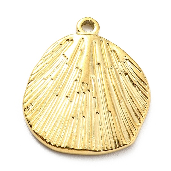 

PandaHall 304 Stainless Steel Pendants, Leaf Charm, Real 14K Gold Plated, 18x16x2mm, Hole: 1mm 304 Stainless Steel Leaf