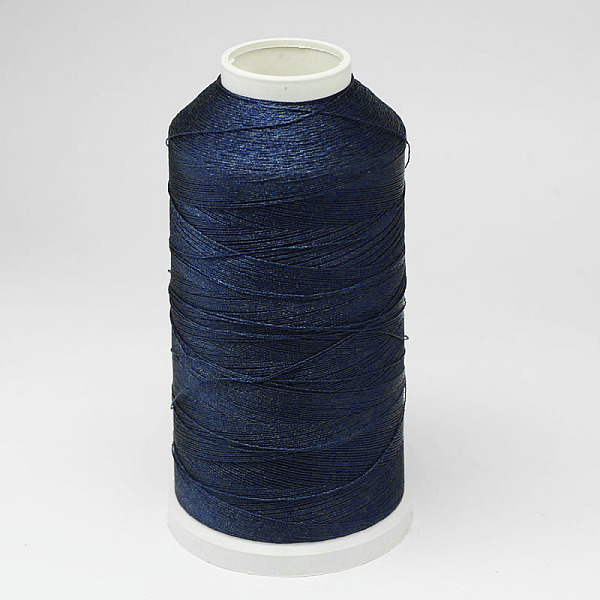 

PandaHall Nylon Thread, For Tassel Making, Prussian Blue, 0.3mm, about 1093.61 yards(1000m)/roll Nylon Blue