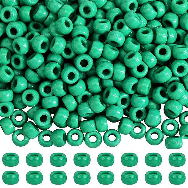 500個の不透明プラスチックビーズ