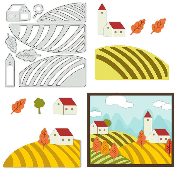 

PandaHall Carbon Steel Cutting Dies Stencils, for DIY Scrapbooking, Photo Album, Decorative Embossing Paper Card, Stainless Steel Color...