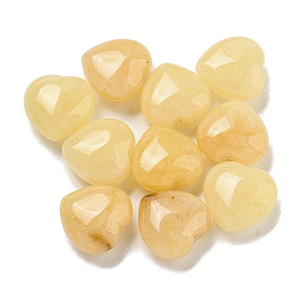 

PandaHall Natural Yellow Aventurine Beads, Half Drilled, Heart, 15.5x15.5x8mm, Hole: 1mm Yellow Aventurine Heart