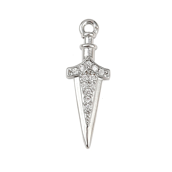 Brass Micro Pave Cl… - image