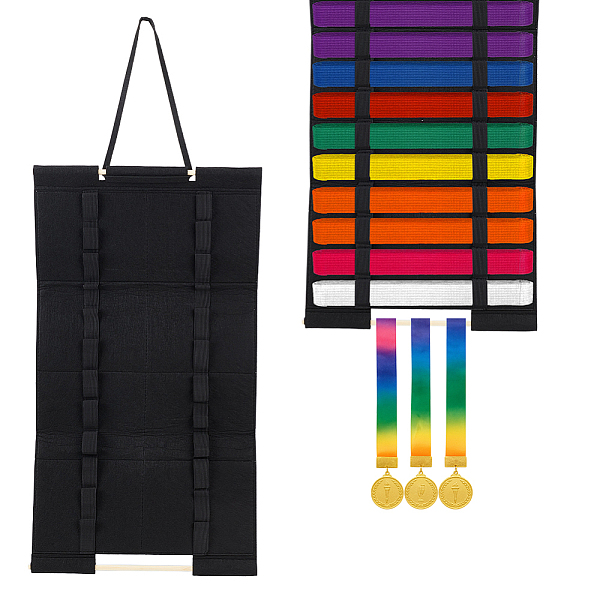 Sac de rangement en tissu non tissé pour ceintures d'arts martiaux